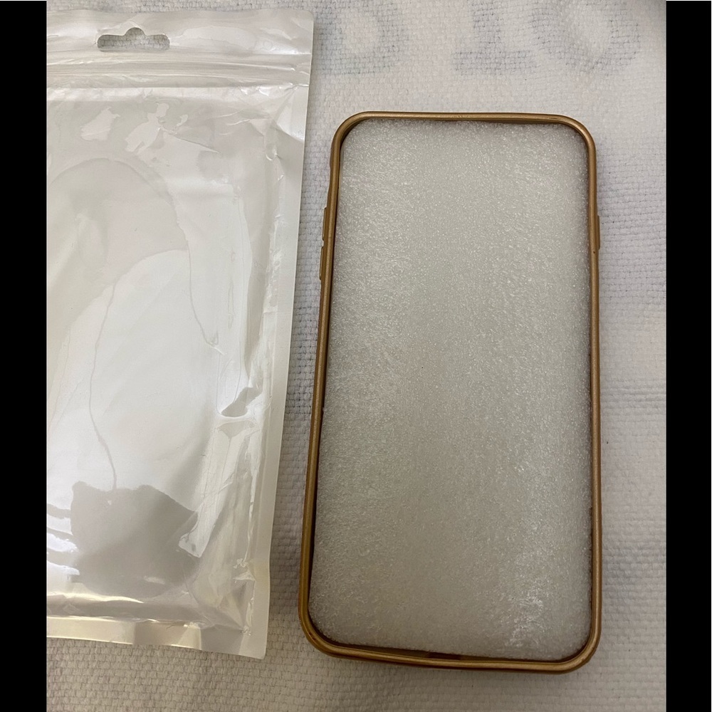 ❤️3/$30 Rose Gold Glitter iPhone 7 Plus Case Bumpe - Picture 2 of 2